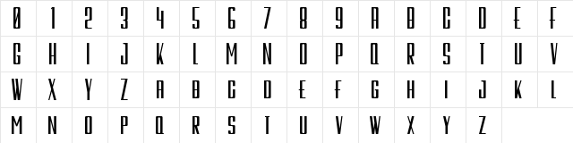 Galah Panjang Bold Character Map Galah Panjang Bold Character Map