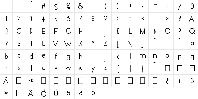 Geo Normal Character Map Geo Normal Character Map