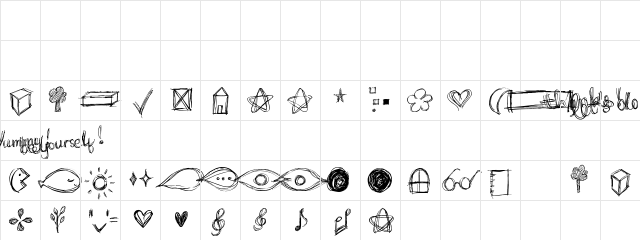 go around the books - symbols Regular Character Map go around the books - symbols Regular Character Map