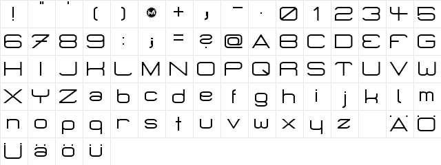 MicroMieps Regular Character Map MicroMieps Regular Character Map