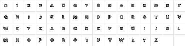 GreatShake Regular Character Map