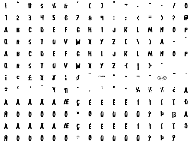 Grim Ghost Expanded Expanded Character Map Grim Ghost Expanded Expanded Character Map