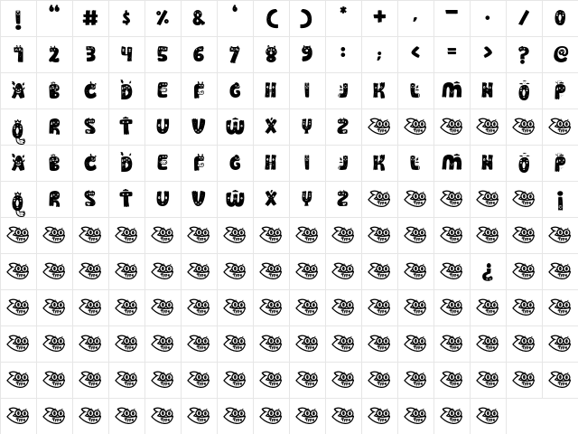 Guakala Guakala Character Map Guakala Guakala Character Map