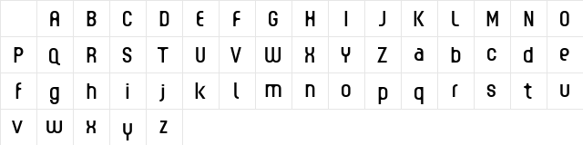 Guhly Regular reduced Character Map Guhly Regular reduced Character Map