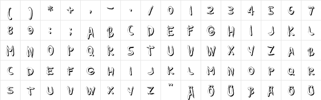 Guilin Shadow Regular Character Map Guilin Shadow Regular Character Map