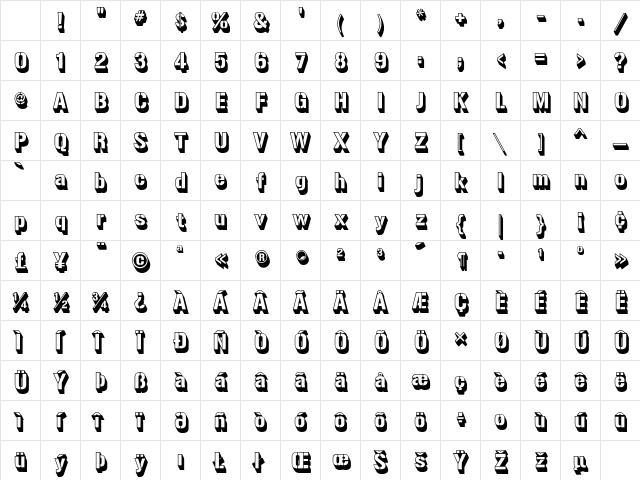 Gunplay 3D Character Map Gunplay 3D Character Map