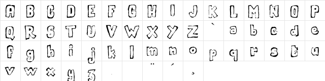 Handout Regular Character Map