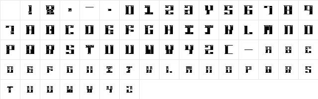 Hardbaq Regular Character Map Hardbaq Regular Character Map