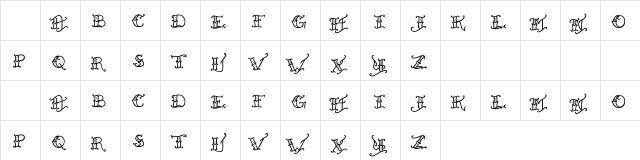 Held x Fast Regular Character Map Held x Fast Regular Character Map