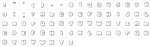 Hesitation Shadow Regular Character Map