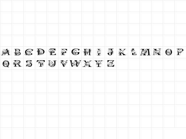 Hibiscus Regular Character Map Hibiscus Regular Character Map
