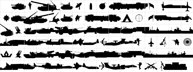 Military RPG Regular Character Map