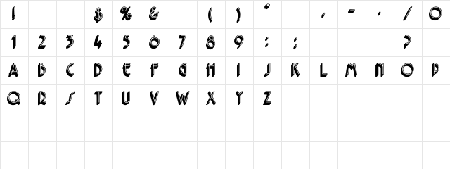 HighLight Regular Character Map