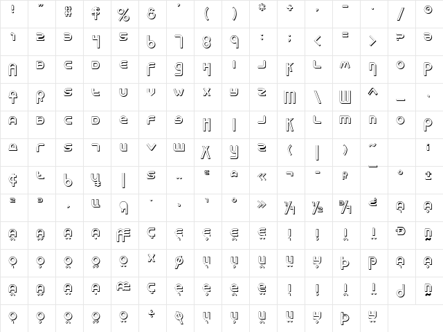 Milk Bar Shadow Shadow Character Map Milk Bar Shadow Shadow Character Map