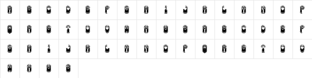 Honey Bunny Black Straight Regular Character Map Honey Bunny Black Straight Regular Character Map