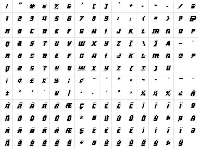 Hong Kong Hustle Academy Italic Italic Character Map Hong Kong Hustle Academy Italic Italic Character Map