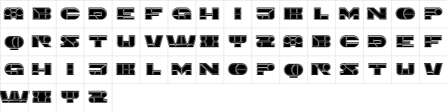 Imbecile Regular Character Map