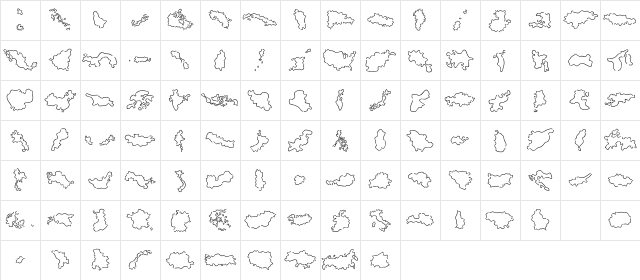 Mini Pics Global N Loose Character Map Mini Pics Global N Loose Character Map