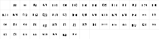 Invertage Regular Character Map Invertage Regular Character Map