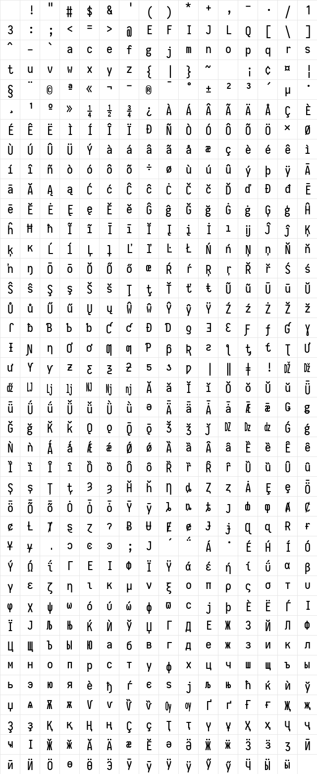 Iosevka Nerd Font Mono Regular Character Map Iosevka Nerd Font Mono Regular Character Map