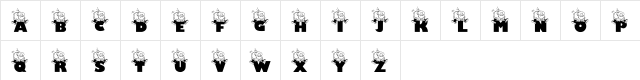 Jolly Santa Regular Character Map Jolly Santa Regular Character Map