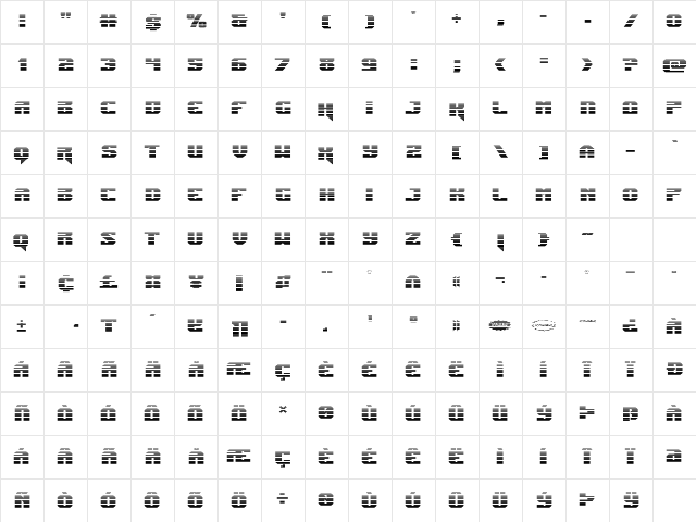Jumpers Gradient Regular Character Map