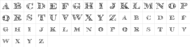 KahirPersonalUse Regular Character Map KahirPersonalUse Regular Character Map