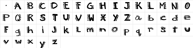 Krisdotty Regular Character Map