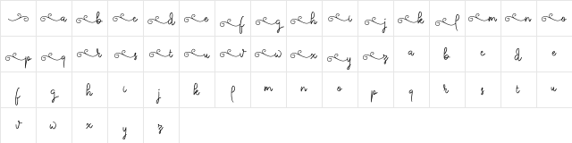 ketika Regular Character Map