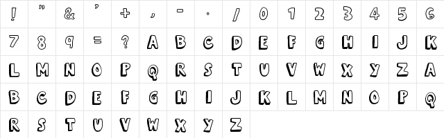 kevin eleven Medium Character Map kevin eleven Medium Character Map