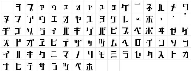 key Bold Character Map key Bold Character Map