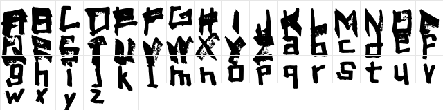 Kingoff Regular Character Map