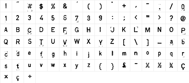 Kingthings Printingkit Regular Character Map Kingthings Printingkit Regular Character Map