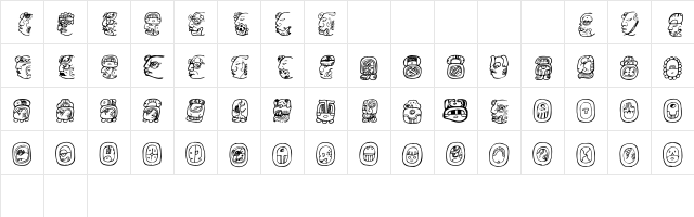 Abaj Bold Character Map Abaj Bold Character Map