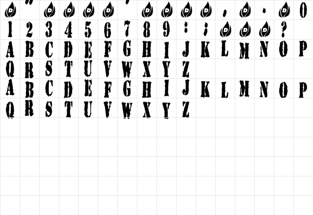Mirror Regular Character Map Mirror Regular Character Map