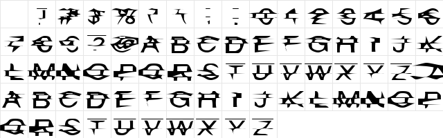 Misplaced Regular Character Map