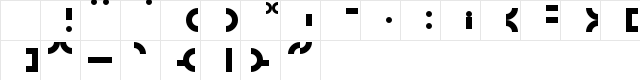 LDR MANUFACTURE Regular Character Map LDR MANUFACTURE Regular Character Map