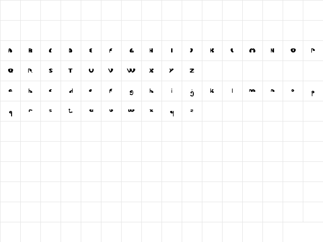 Lets Do It Again Regular Character Map