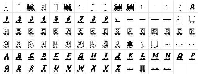 LetterTrain BoldItalic Character Map LetterTrain BoldItalic Character Map