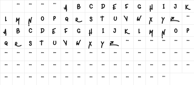 ligera rouden Decorative Character Map ligera rouden Decorative Character Map
