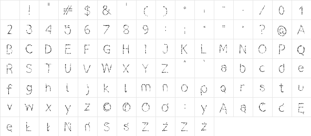 lilas Regular Character Map lilas Regular Character Map