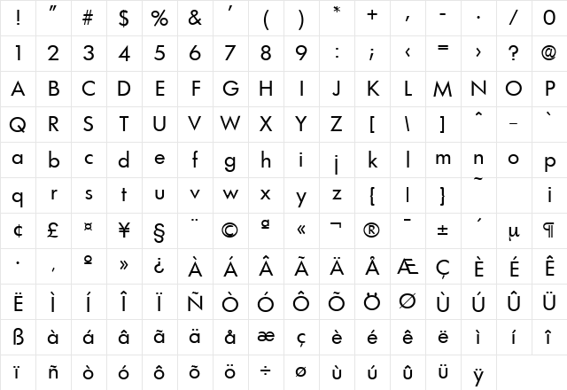 Limerick-Serial Regular Character Map