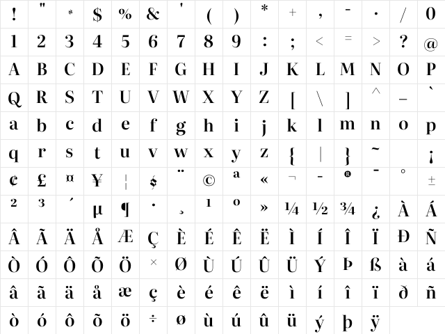 Literata 72pt SemiBold Regular Character Map Literata 72pt SemiBold Regular Character Map