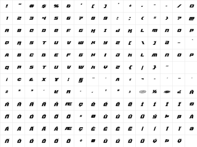 Livewired Academy Italic Italic Character Map Livewired Academy Italic Italic Character Map