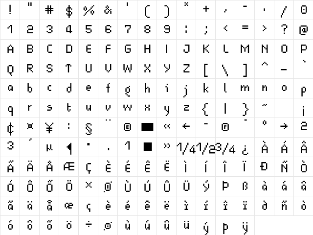 LomoCopy LT Std Lite Regular Character Map LomoCopy LT Std Lite Regular Character Map