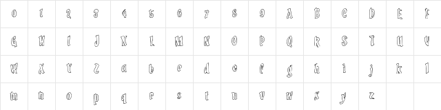 LuckyTricks Regular Character Map