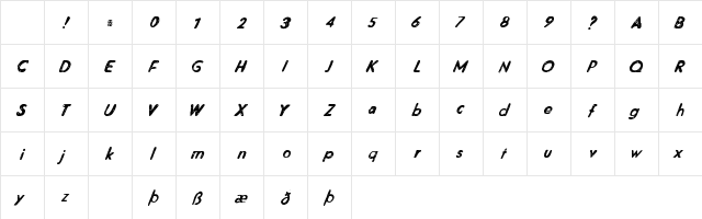 MagneticFriends Regular Character Map MagneticFriends Regular Character Map