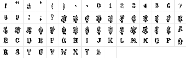 Masquerade Normal Character Map