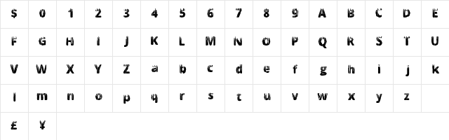 MeltFactory Regular Character Map MeltFactory Regular Character Map