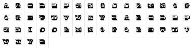 Mental Regular Character Map